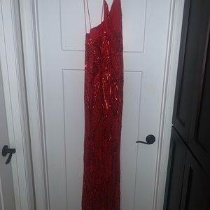 Salma Formal Sequin Scroll 